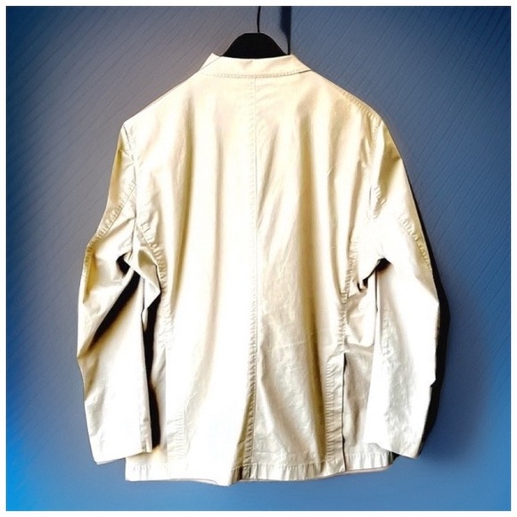 Boglioli Two-Button Deconstructed Sports Coat. Beige. XL - Picture 3 of 10